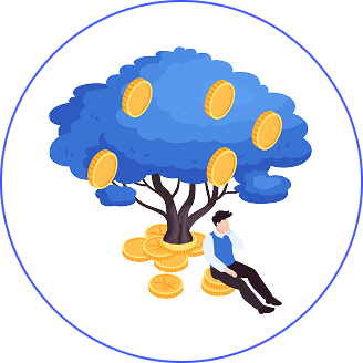 人手や手間がかからずに 事業収益が得られる