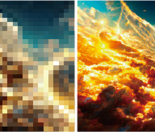 動画や画像の高解像度化（Super resolution、ノイズ除去）